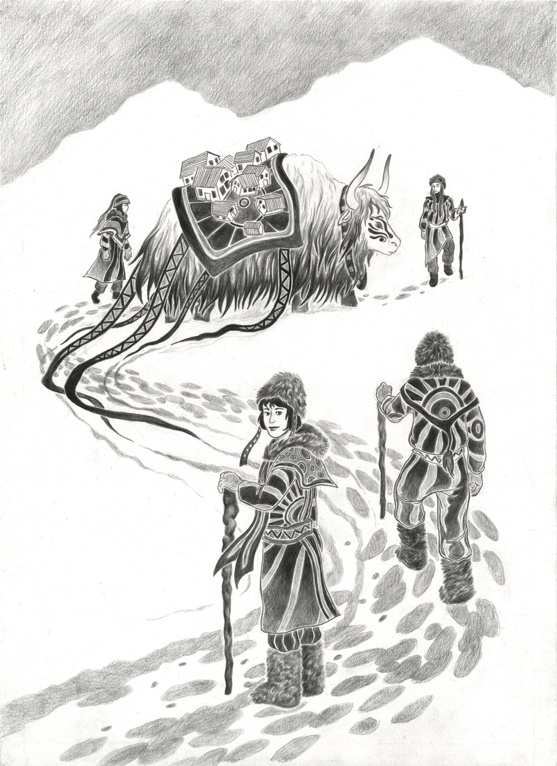 Le yach et la montagne